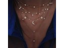 Dames ketting met hangers G804 19