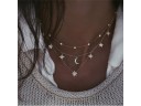 Dames ketting met hangers G804 5