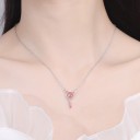 Dames ketting met kat D717 4