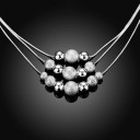 Dames ketting met kralen G543 3