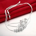 Dames ketting met kralen G543 4