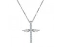 Dames ketting met kruis D161 16