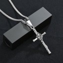 Dames ketting met kruis D161 19