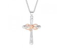 Dames ketting met kruis D161 9