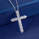 Dames ketting met kruis D161 10