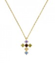 Dames ketting met kruis D443 2