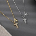 Dames ketting met kruis D579 2