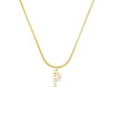 Dames ketting met letter D258 20