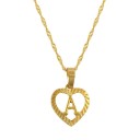 Dames ketting met letter D351 K