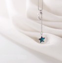 Dames ketting met maan en ster G610 3