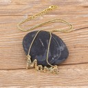 Dames ketting met mama hanger D115 3