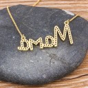 Dames ketting met mama hanger D115 5
