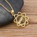 Dames ketting met mama hanger D278 5