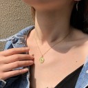 Dames ketting met munt G793 2