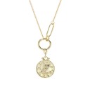 Dames ketting met munt M120 1