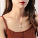 Dames ketting met munt M120 2