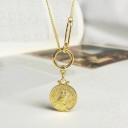 Dames ketting met munt M120 3