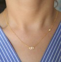 Dames ketting met oog G521 2