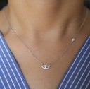 Dames ketting met oog G521 3