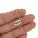 Dames ketting met oog G598 3
