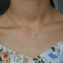 Dames ketting met oog G598 4