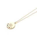 Dames ketting met oog G751 13