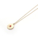 Dames ketting met oog G751 14
