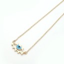 Dames ketting met oog G751 8