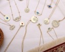 Dames ketting met oog G751 1