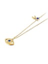 Dames ketting met oog N13 4