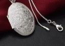 Dames ketting met open hanger D615 2