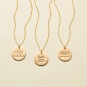 Dames ketting met opschrift C1080 1