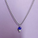 Dames ketting met paddenstoel D400 2