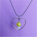 Dames ketting met paddenstoel D400 5