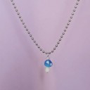 Dames ketting met paddenstoel D400 2