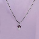 Dames ketting met paddenstoel D400 2