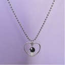 Dames ketting met paddenstoel D400 1