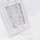 Dames ketting met parels M64 6
