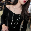 Dames ketting met parels M64 4