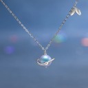 Dames ketting met planeet G566 1