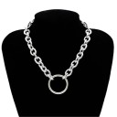 Dames ketting met ring D62 5