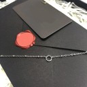Dames ketting met ring G670 3