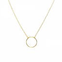 Dames ketting met ring M7 5