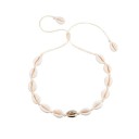 Dames ketting met schelpen G823 12