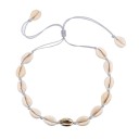Dames ketting met schelpen G823 13