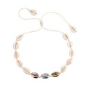 Dames ketting met schelpen G823 15