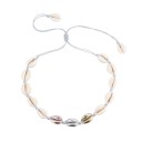 Dames ketting met schelpen G823 16