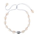 Dames ketting met schelpen G823 7