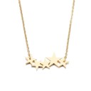 Dames ketting met sterren D279 4