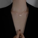 Dames ketting met sterren D504 2